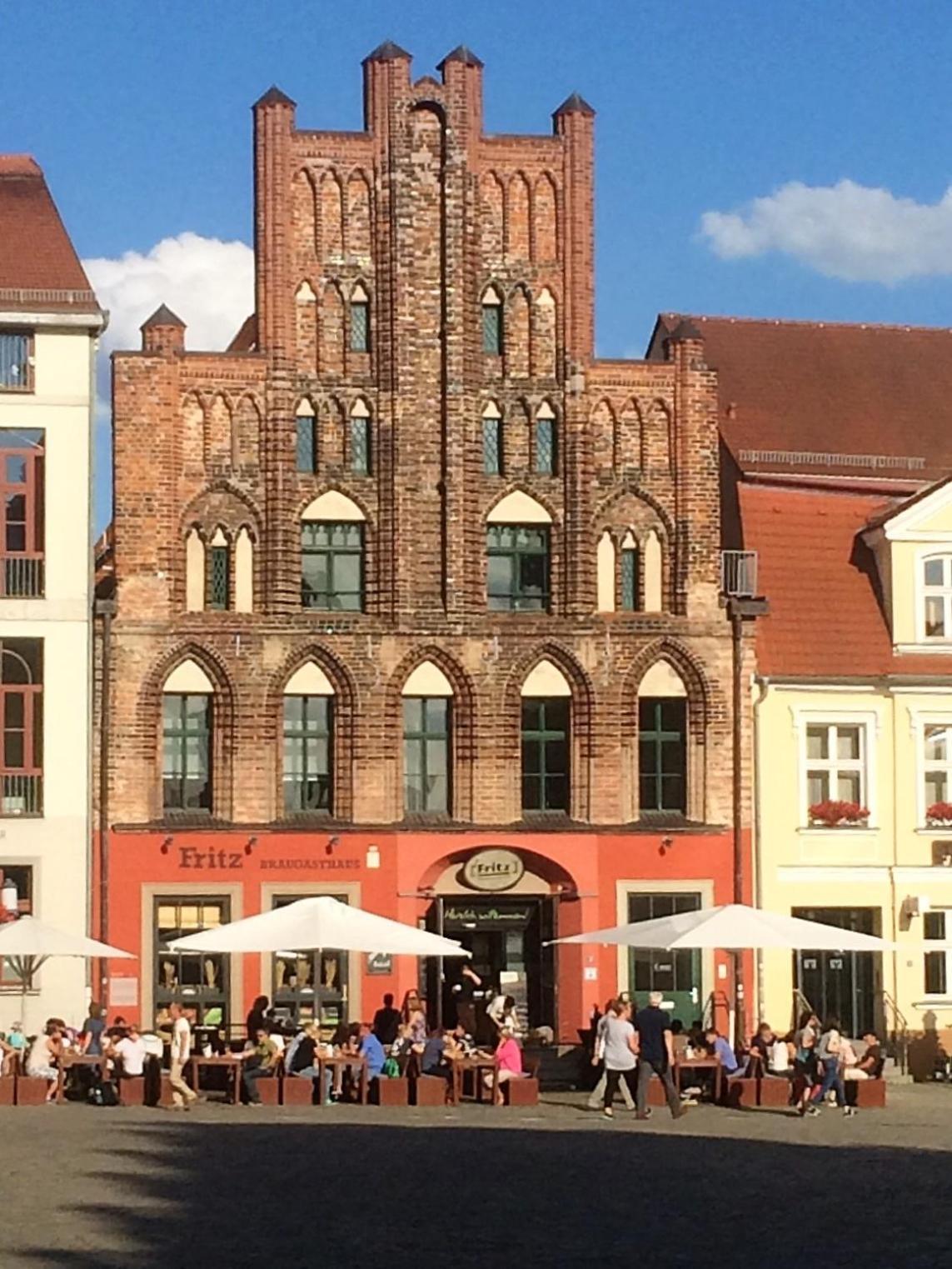 Pension Bach Greifswald Extérieur photo