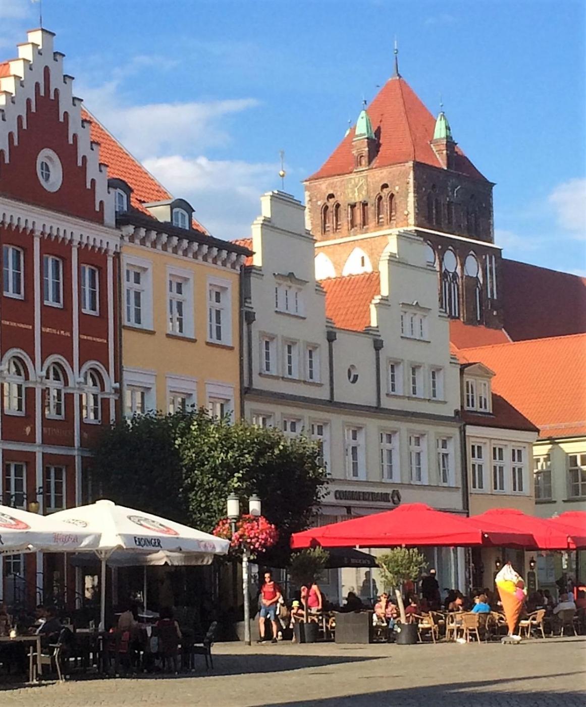 Pension Bach Greifswald Extérieur photo